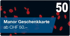 Manor Geschenkkarte ab CHF 50.–